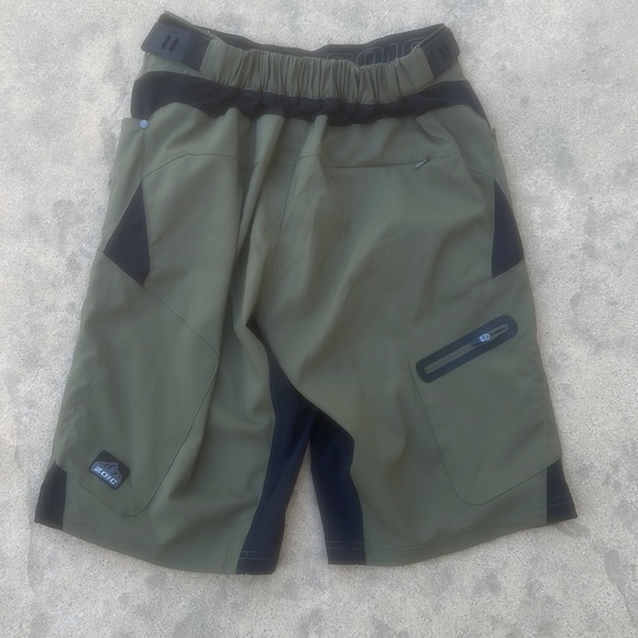 Zoic Ether Shell Green Cylce Shorts Men's Size S - Picture 6 of 14